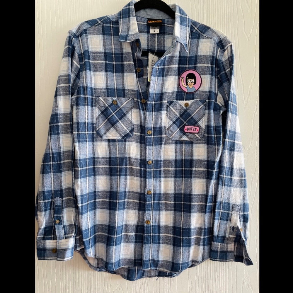 Flannel Tina Bobs Burger